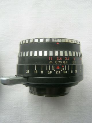 Vintage Meyer - Optic Gorlitz Domiplan and Carl Zeiss f2.  8 50 Lenses For Exakta 5