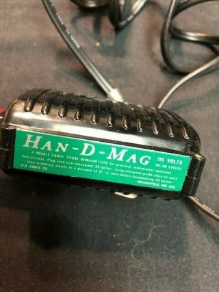 Vintage Han - D - Mag Double Ended Probe Tape Deck Demagnetizer 115v 2