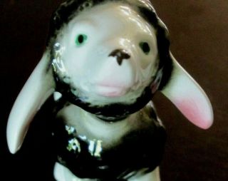Vintage 4 inch Sassy Standard Poodle Porcelain Figurine CUTE JAPAN spaghetti lik 4