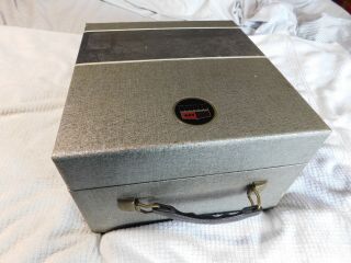 Vintage Webcor ' Regent II ' Portable Reel to Reel Tape Recorder,  Microphone EC 7