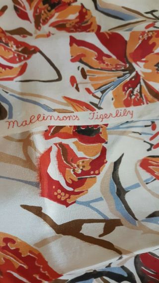1920s True Antique Vintage Mallinsons Silk Fabric 