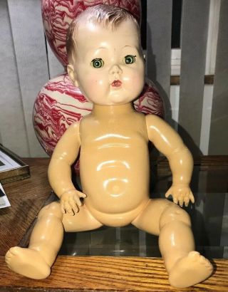 Vintage American Character 15” Tiny Tears Baby Doll Tear Ducts