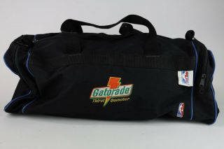Black Gatorade Vintage Gym Duffel Bag Official Nba Product Guc Shippin Rare