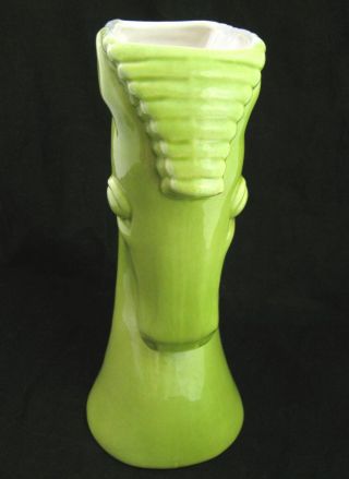 Royal Haeger Horse Head Vase Planter Green Vtg R744 Art Deco Ceramic Pottery mcm 3