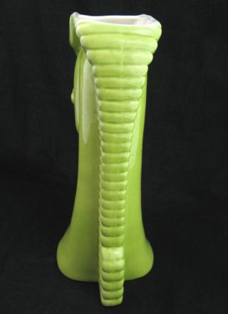 Royal Haeger Horse Head Vase Planter Green Vtg R744 Art Deco Ceramic Pottery mcm 4