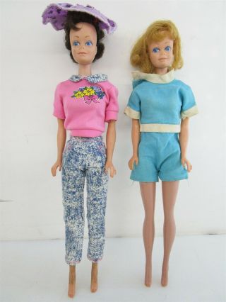 2x Vintage 1962 Midge Barbie Dolls Mattel Inc.  Japan