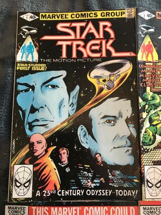 Vintage Star Trek The Motion Picture Comic Book Full Series 1 - 18 2