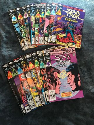 Vintage Star Trek The Motion Picture Comic Book Full Series 1 - 18 3