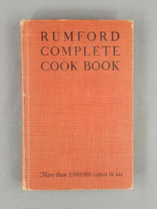 Rumford Complete Cook Book By Lily Haxworth Wallace Vintage Cookery Recipes 1944