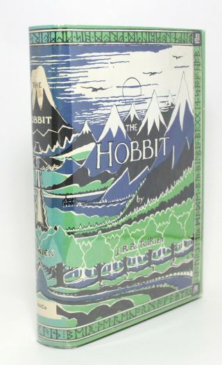 The Hobbit J R Tolkien Houghton Mifflin 1966 Vtg Or There And Back Again Hbdj
