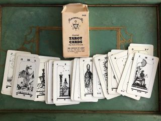 Vintage The Brotherhood Of Light Egyptian Tarot Cards Full Deck 78 Cards