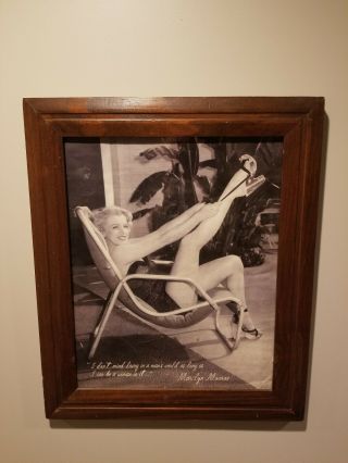 Marilyn Monroe Vintage 15 X 19 Sexy Candidate Unit Photo 1950s Image With Quote