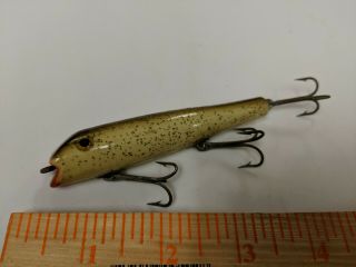 Vintage Unknown Prototype Darter Fishing Lure Florida Shur Strike Creek Chub