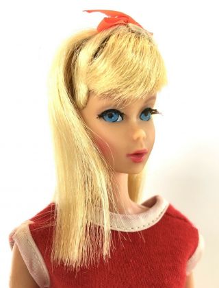 Vintage Mod 1968 Light Blonde Twist N Turn TNT Barbie Japan 3