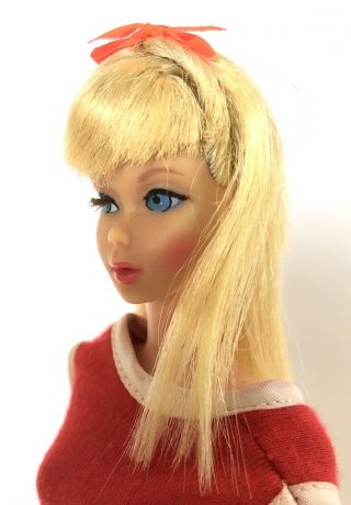 Vintage Mod 1968 Light Blonde Twist N Turn TNT Barbie Japan 4