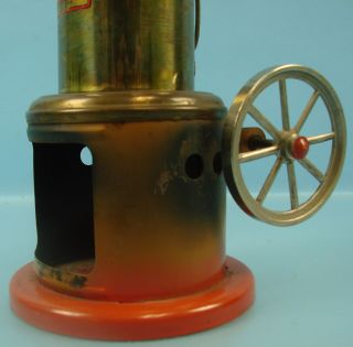Vtg Antique Early Weeden Brass & Metal Tin Steam Punk Boiler Toy Display USA 4