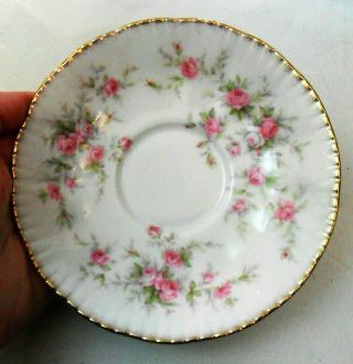 Vintage Paragon Victoriana Rose Bone China Porcelain Saucer Plate England,  Roses