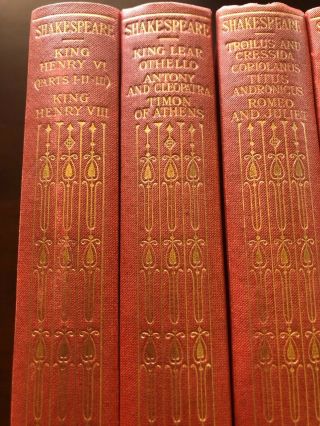 Vintage 10 - Book Set Pocket Falstaff Edition of Shakespeare ' s Complete 4