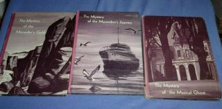 3 Vintage 1965 Books The Morgan Bay Mysteries Myrmidons Journey Musical Ghost,