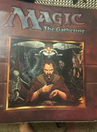 Vintage Magic The Gathering Card Binder ^no Cards^ 1995 Wizards Of The Coast
