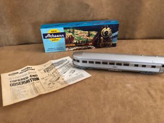 Vintage Athern Observation York Central Streamlined Tapered Train Ho Box