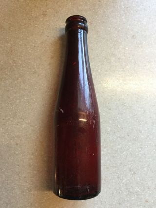 Anchorglass Ruby Red Schlitz Vintage Beer Bottle 1950’s Limited Edition⚓️Hocking 3