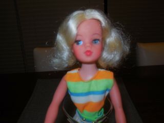 Vintage 1973 Funtime Sindy Doll,  In All Outfit.