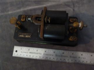 Vintage J H BUNNELL & Co.  Morse code relay 150 ohms 3