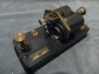 Vintage J H BUNNELL & Co.  Morse code relay 150 ohms 5