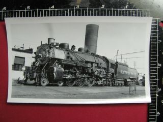 Vintage Photo Of Southern Pacific Railroad 4 - 6 - 2 Locomotive 629 Houston Texas