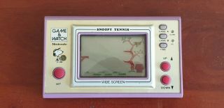 Nintendo Game & Watch Snoopy Tennis Vintage Handheld Game