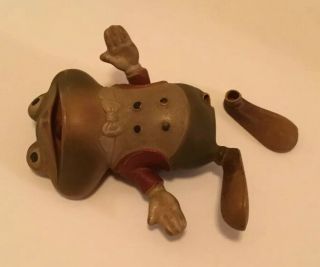 VINTAGE 1948 REMPEL FROGGY THE GREMLIN ED MCCONNELL RUBBER FROG SQUEAKY TOY RARE 4