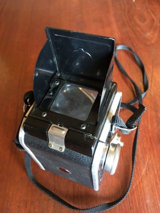 Vintage KODAK DUAFLEX III FLASH OUTFIT Camera,  Flash Attachment & Box - 8