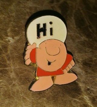 Ziggy Hi Cartoon Character Collectible Enamel Pin Vintage Rare Authentic L@@k