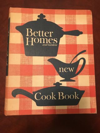 Vintage 1953 1962 Better Homes & Gardens Cook Book Recipes Cookbook