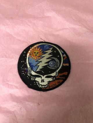 Vintage 1996 Grateful Dead Lightening Skull Patch