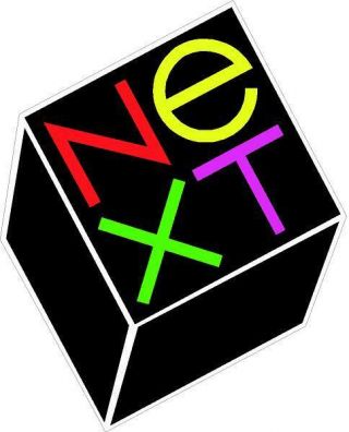 Next Computers Color Logo Vintage - Set Of 2