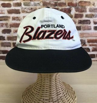 Vintage 90’s Sports Specialties Portland Trail Blazers Hat Script Snapback