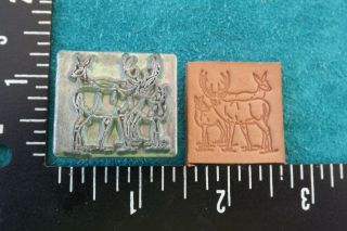 Leather Tools/ Vtg Midas 1 " Stamp 8307 Deer Family