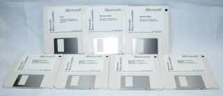 Vintage Microsoft Macro Assembler - Ms Dos And Os/2 - 1991 - 3½ " Floppies
