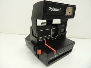 Vintage Polaroid One Step Instant Camera W/ Flash Uses 600 Film