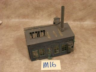 M16b Vintage Plastic O Scale Factory Warehouse Business Building With Issues
