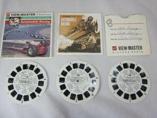 Vintage Gaf View - Master Viewmaster Automobile Racing Wide World Of Sports B948
