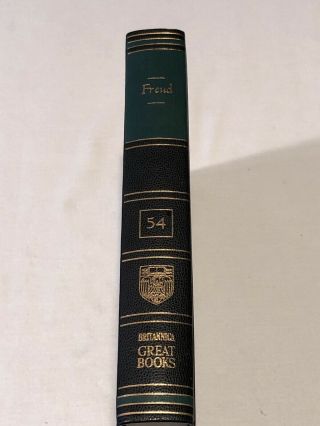 Vtg 1952 Britannica Great Books Of The Western World Sigmund Freud Volume 54 PO 2