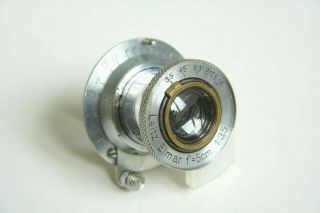 Leitz Elmar F=5cm 1:3,  5 (3.  5/50,  50mm) Lens Optics Leica L39 / M39 Screw Mount