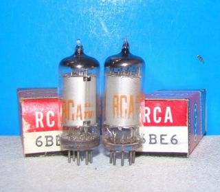 6be6 Nos Rca Radio Vintage Amplifier Electron Vacuum Tubes 2 Valve 5750