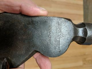 Vintage Wards Master Quality Vanadium Riggers Hatchet Axe Hammer Rare Ax