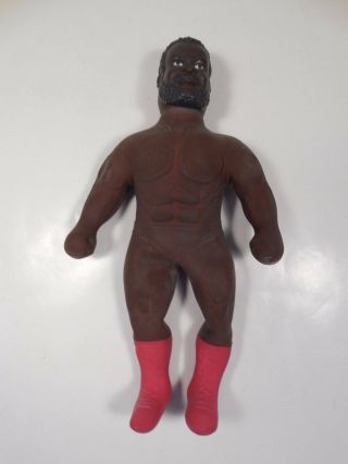 Rare Vintage Ljn Wwf Superstars Stretch Wrestler Junkyard Dog 1987 Wwe Wrestling
