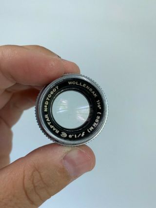 Wollensak 38mm F1.  9 Raptar Vintage Camera Lens Cell Angenieux