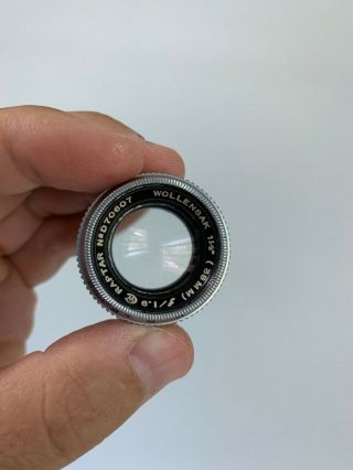 Wollensak 38mm f1.  9 Raptar Vintage Camera Lens Cell Angenieux 7